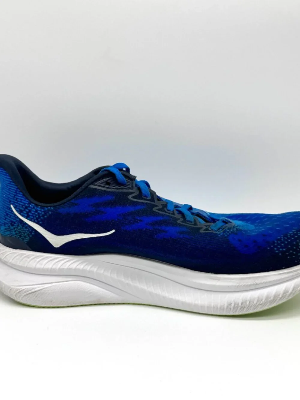 Hoka Mach 6 Mens Running Shoes Size 10 D Blue GUC Activewear 1147790-ECC